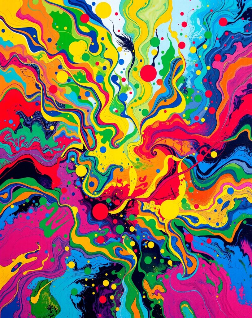 Vibrant Spectrum of Nature’s Colors – free AI stock image
