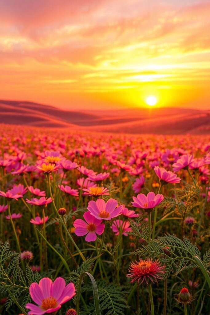 Vibrant Splash of Nature’s Colors – free AI stock image