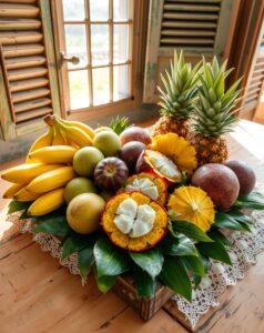 A Vibrant Spread of Exotic Fruits – free AI stock image