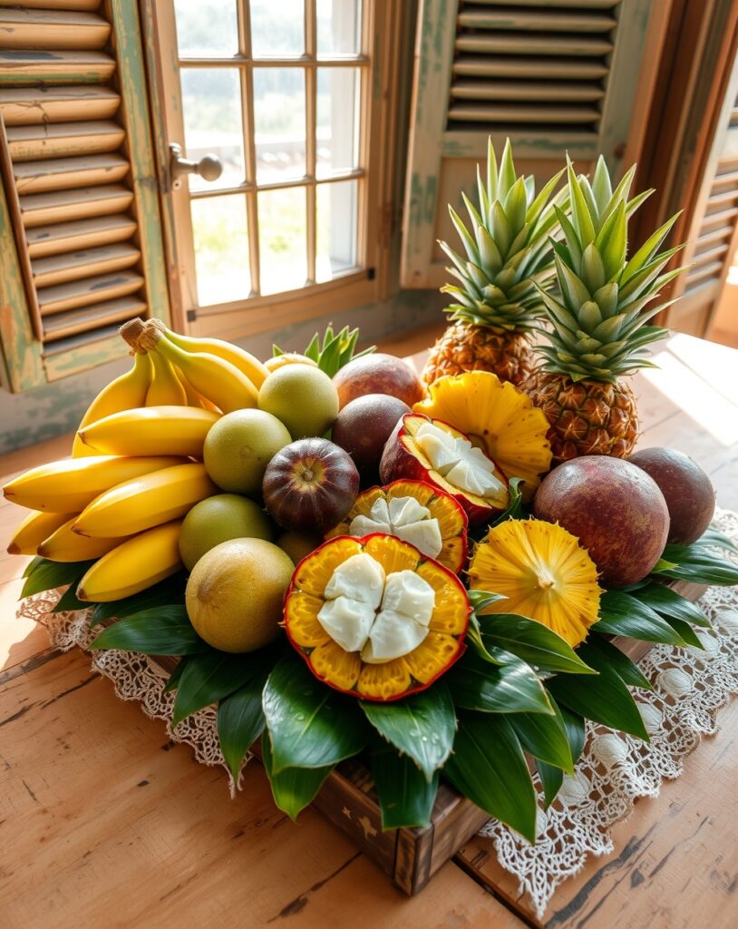 A Vibrant Spread of Exotic Fruits – free AI stock image