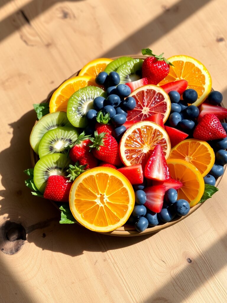 A Vibrant Spread of Fresh Fruits – free AI stock image