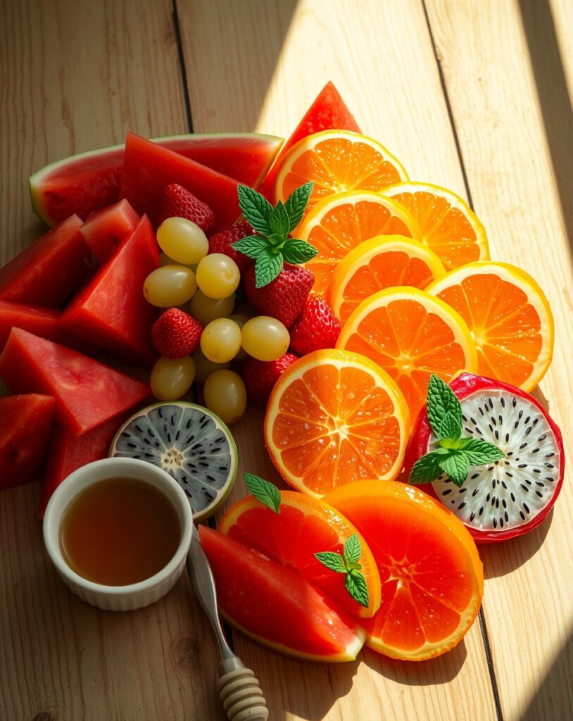 A Vibrant Spread of Fresh Fruits – free AI stock image