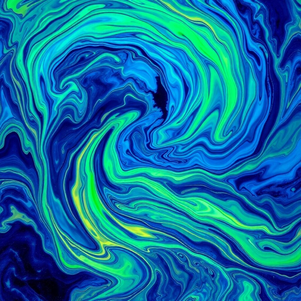 Vibrant Swirls of Color and Light – free AI stock image