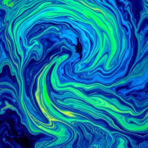 Vibrant Swirls of Color and Light – free AI stock image