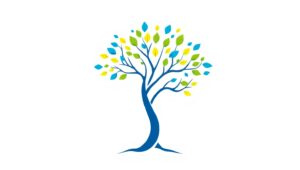 Vibrant Tree Logo Design – free AI stock image