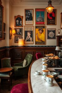 Vintage Coffee Shop with Classic Decor – free AI stock image