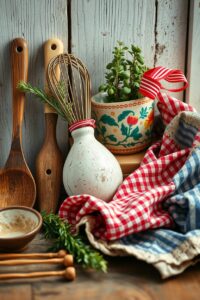 A Collection of Vintage Kitchen Utensils – free AI stock image