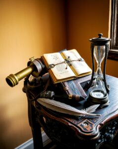 A Collection of Vintage Objects on a Table – free AI stock image