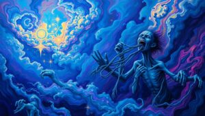 Visions of Yearning and Chaos – free AI stock image