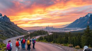 Wanderlust Adventures Across Scenic Landscapes – free AI stock image