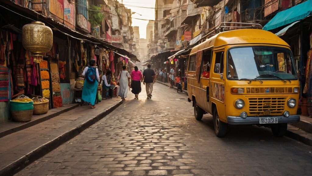 Wanderlust Adventures Across Vibrant Cities – free AI stock image