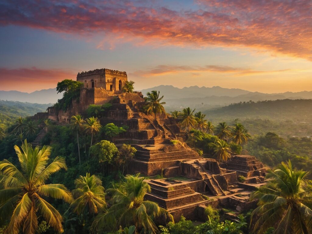 Wanderlust Adventures: Exploring Distant Lands – free AI stock image