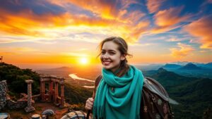 Wanderlust Adventures: Exploring the World on a Backpacking Journey image – free AI stock image