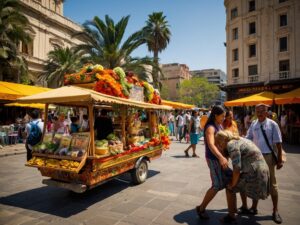Wanderlust Adventures Through Vibrant Cities – free AI stock image