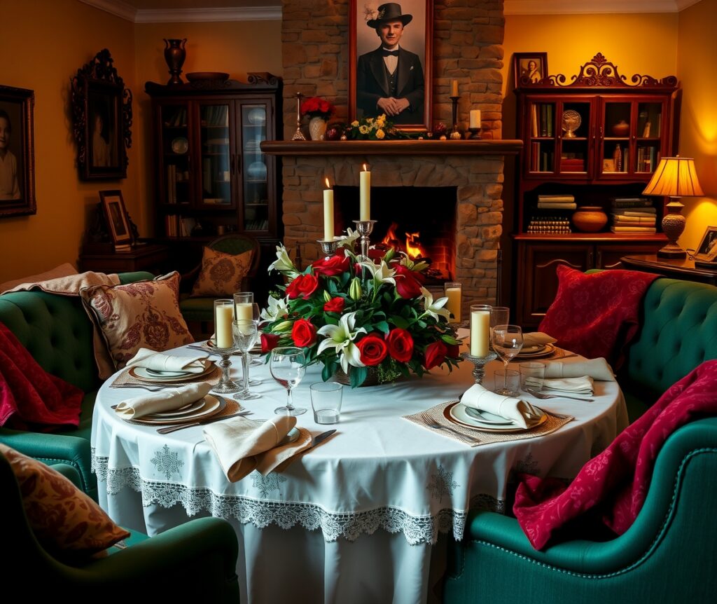 Warm Family Gathering at a Cozy Home – free AI stock image