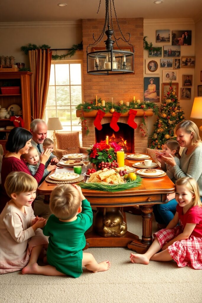 A Warm Family Gathering in a Cozy Home – free AI stock image