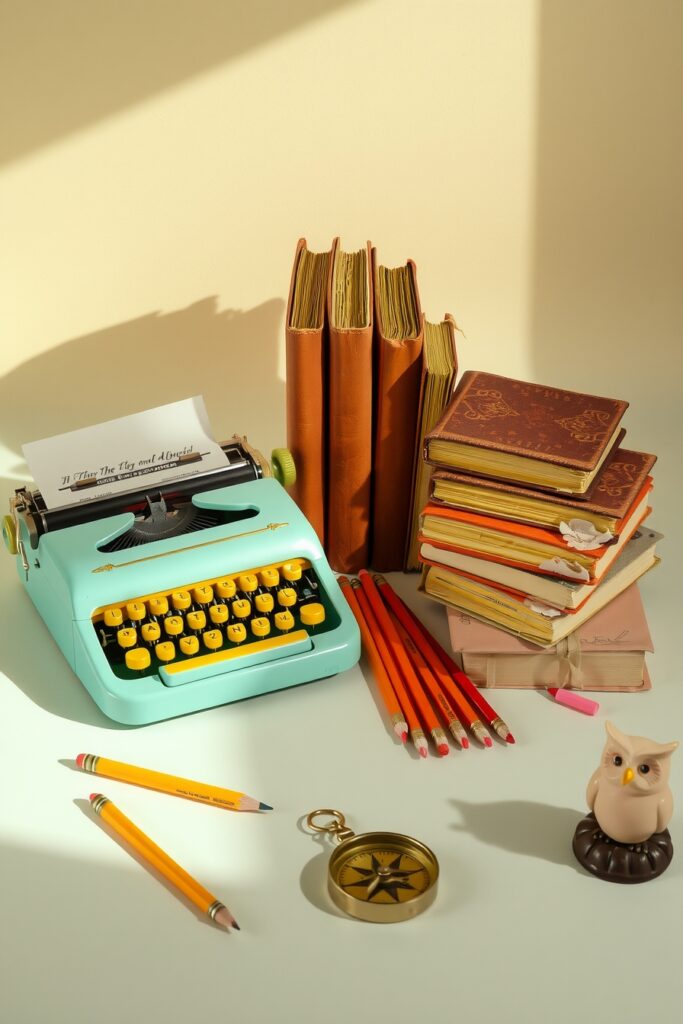 Whimsical Collection of Everyday Objects – free AI stock image