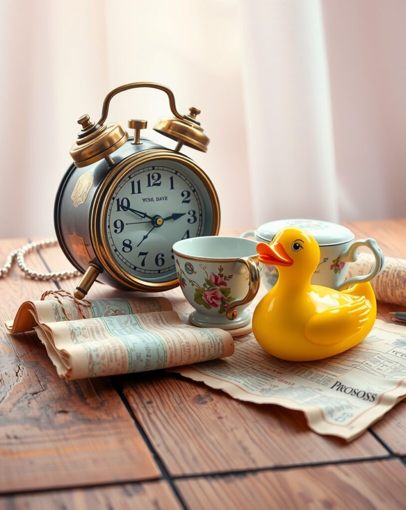 A Whimsical Collection of Everyday Objects – free AI stock image
