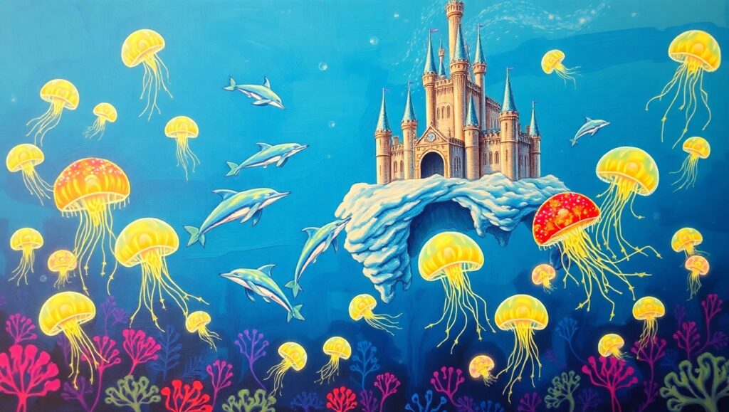 Whimsical Underwater Adventure – free AI stock image