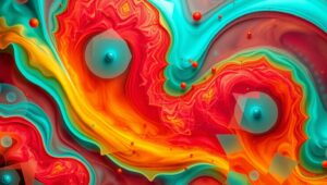 Whispers of Color and Shape – free AI stock image