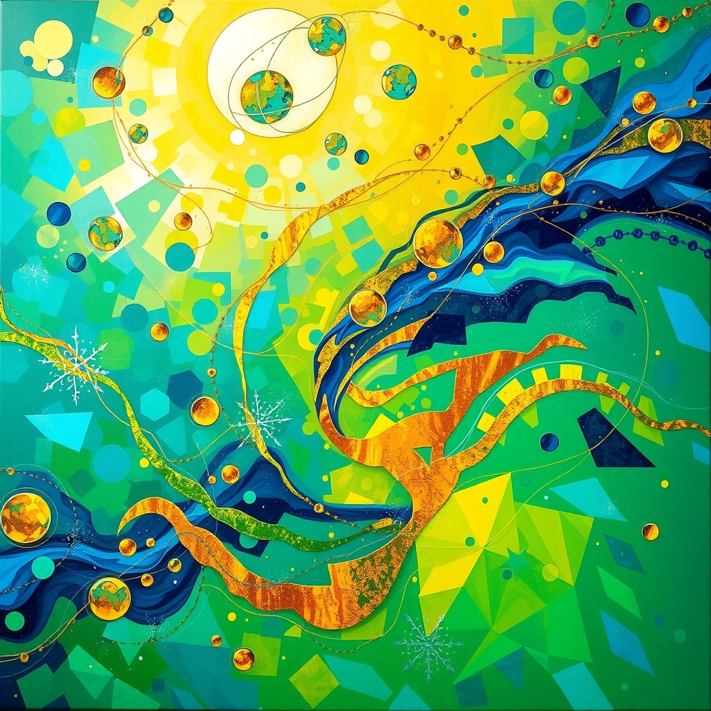 Whispers of Color in a Dreamlike World – free AI stock image