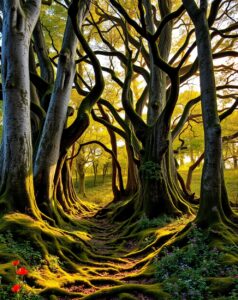 Whispers of the Ancient Forest – free AI stock image