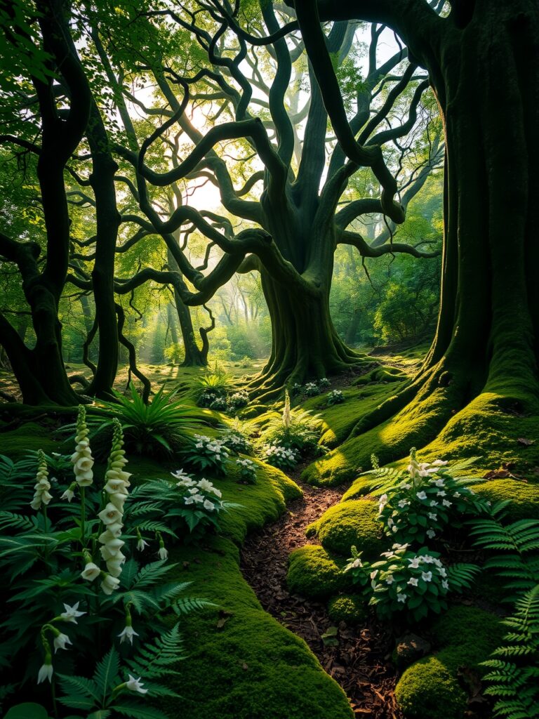 Whispers of the Enchanted Forest – free AI stock image