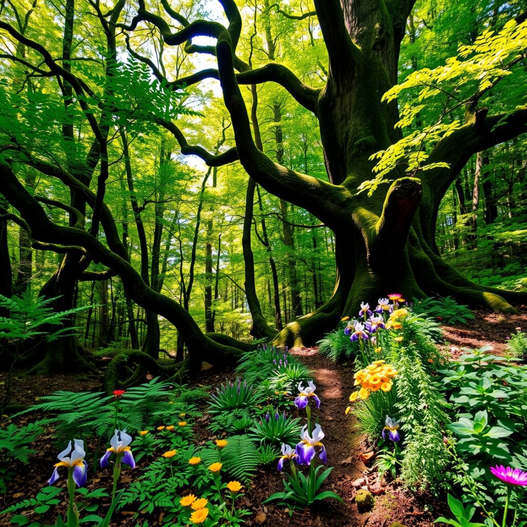 Whispers of the Enchanted Forest – free AI stock image