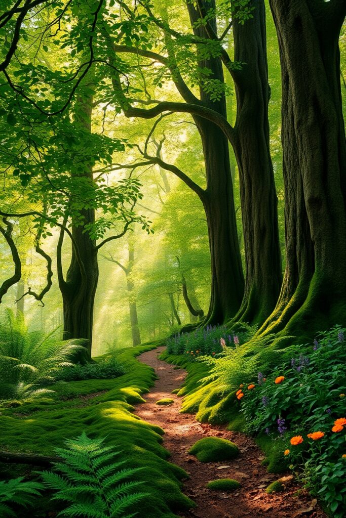 Whispers of the Enchanted Forest – free AI stock image