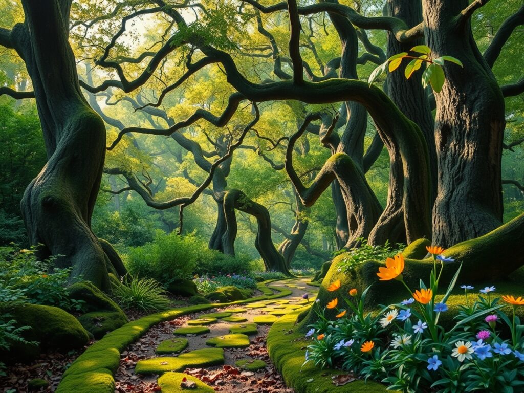 Whispers of the Enchanted Forest – free AI stock image