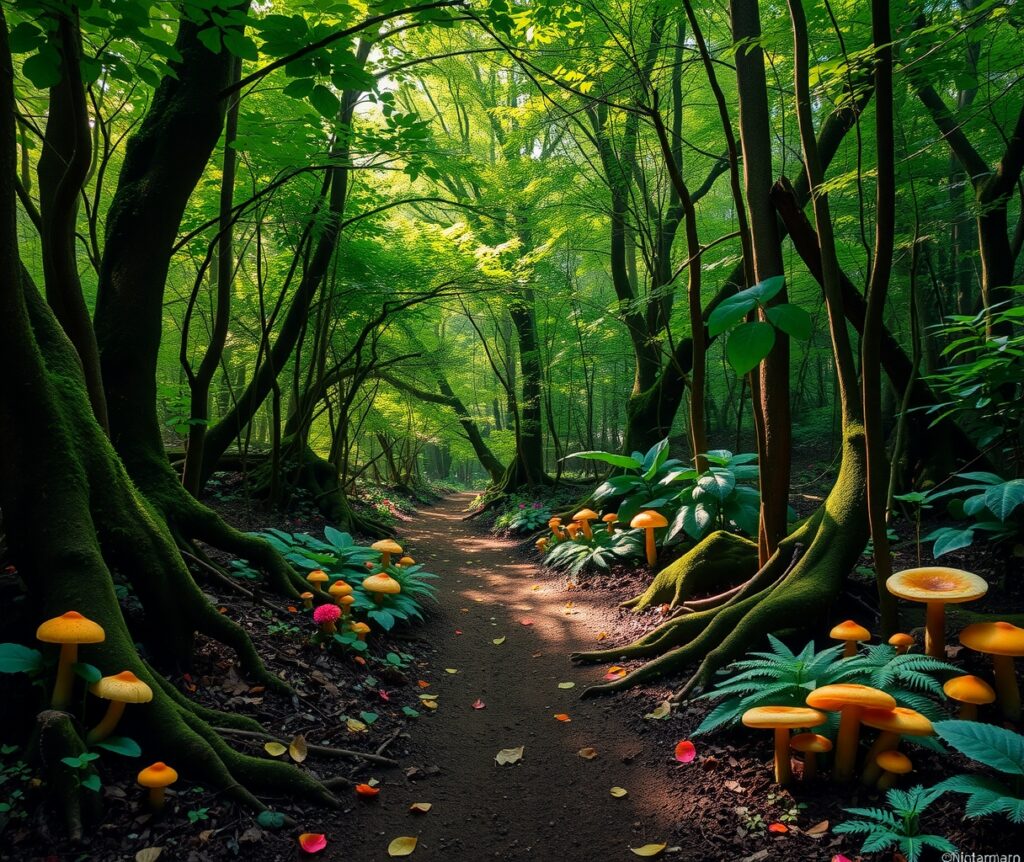 Whispers of the Enchanted Forest – free AI stock image