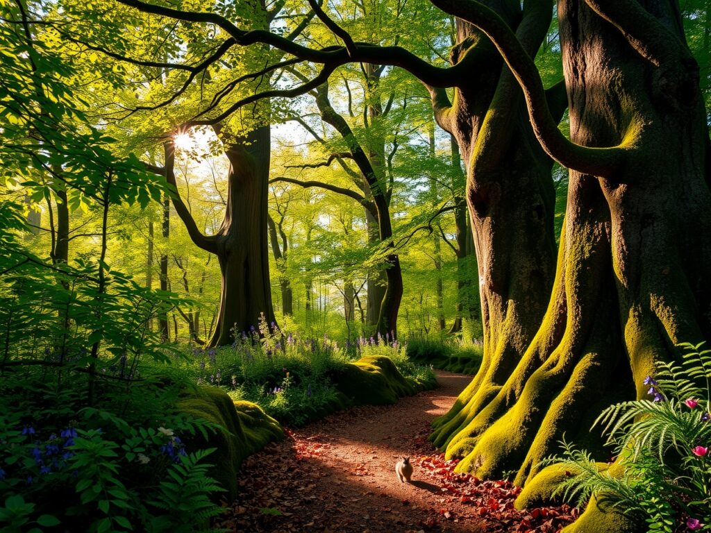 Whispers of the Enchanted Forest – free AI stock image