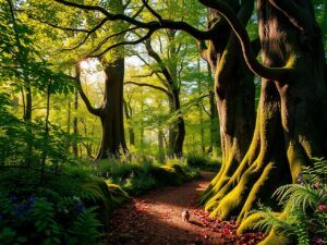 Whispers of the Enchanted Forest – free AI stock image