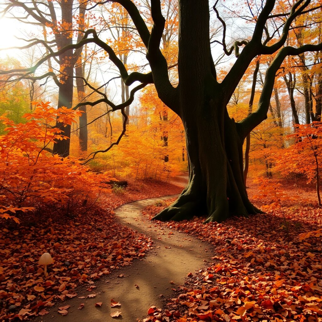 Whispers of the Forest in Autumn – free AI stock image