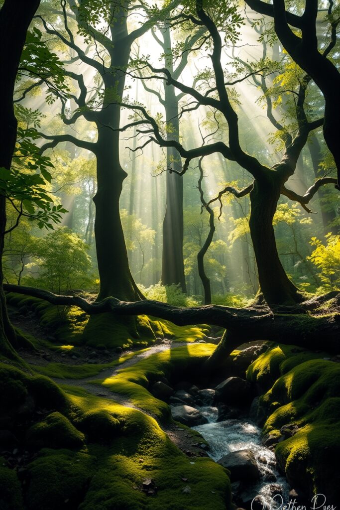 Whispers of the Verdant Canopy – free AI stock image