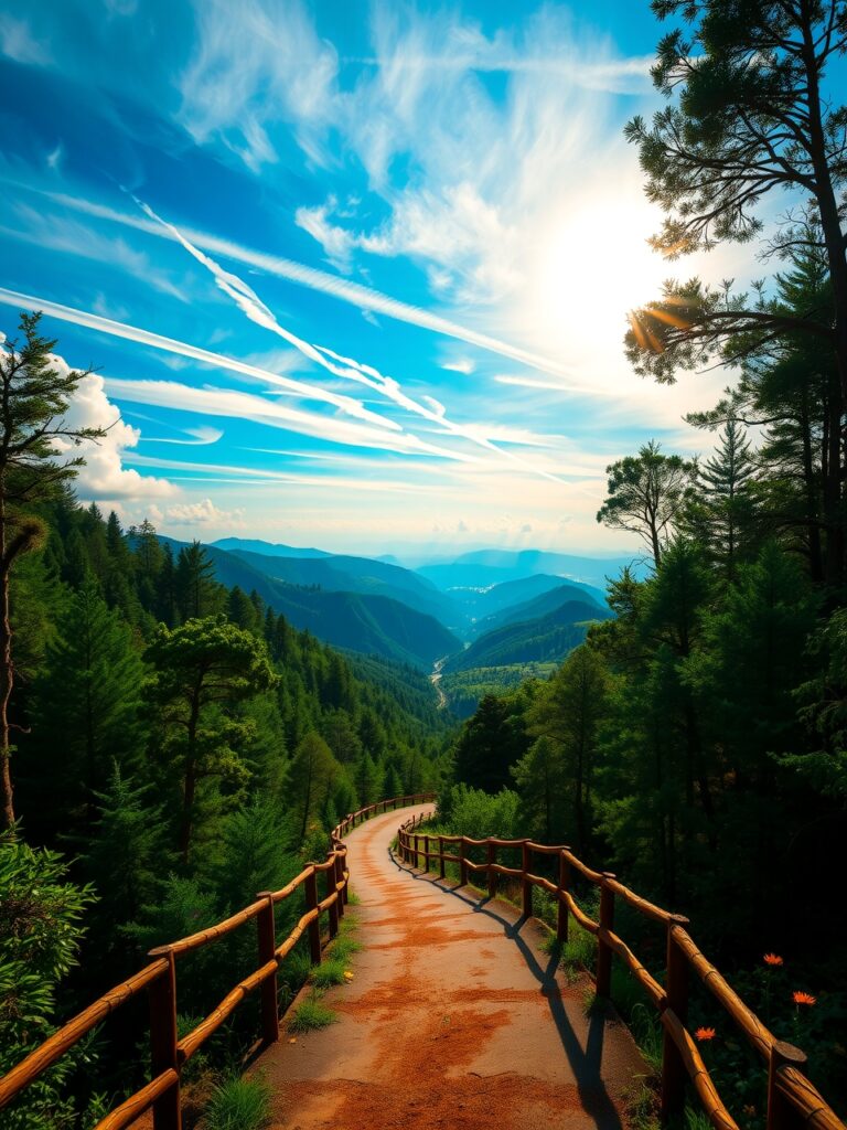 Winding Road Through Lush Green Hills – free AI stock image