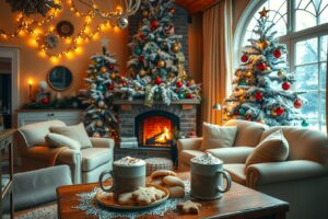 Winter Holidays with Cozy Decorations – free AI stock image