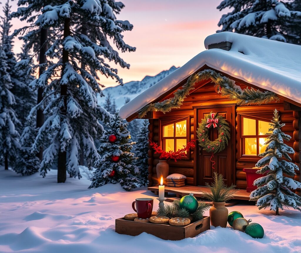Winter Wonderland Holiday Celebration – free AI stock image