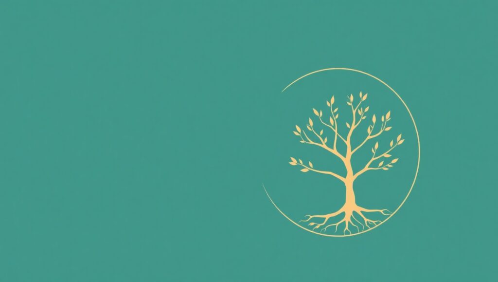 Wisdom of Nature Logo Design – free AI stock image