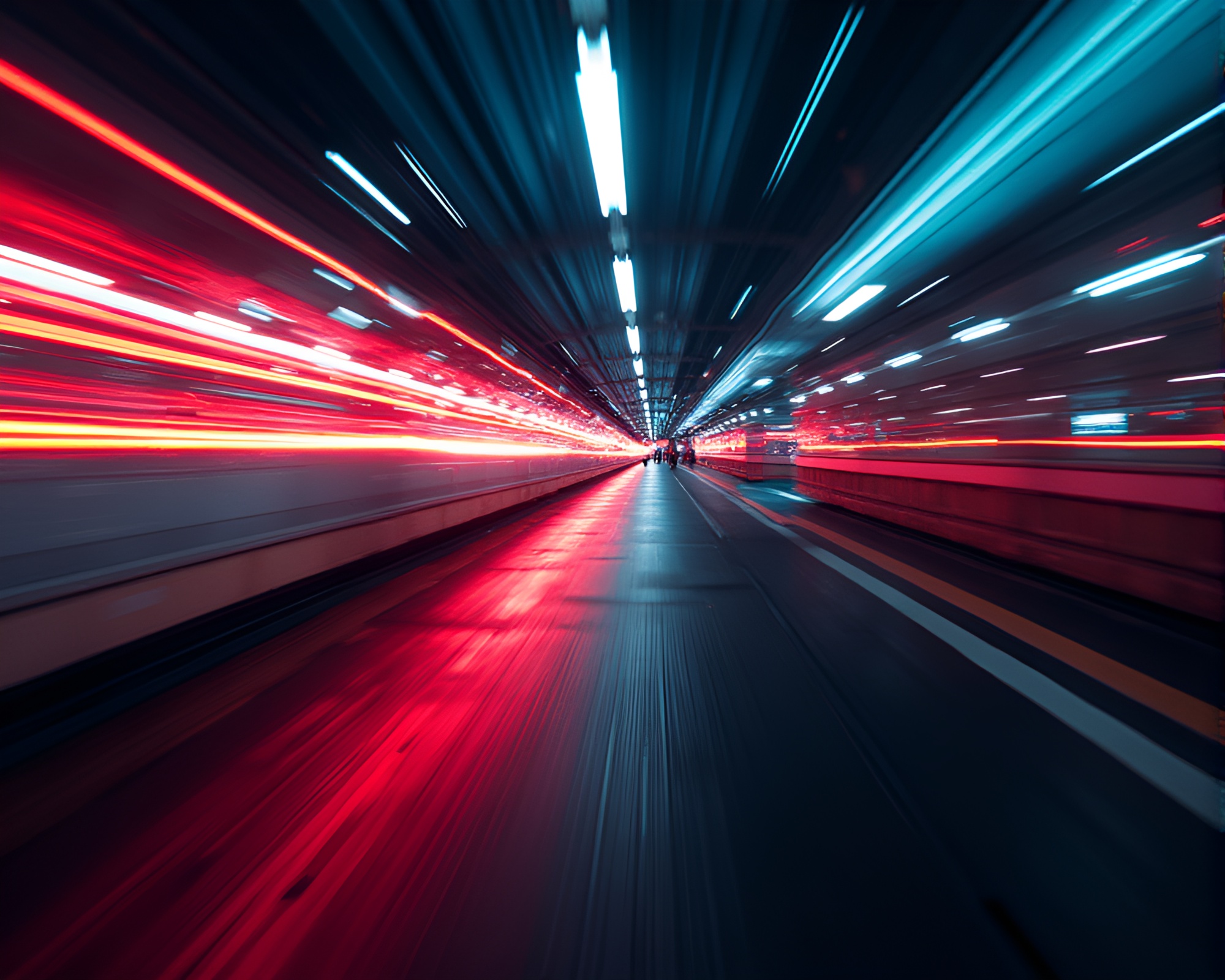 Sombre Glitch Art Time-Lapse Motion Captured Image – free AI stock image