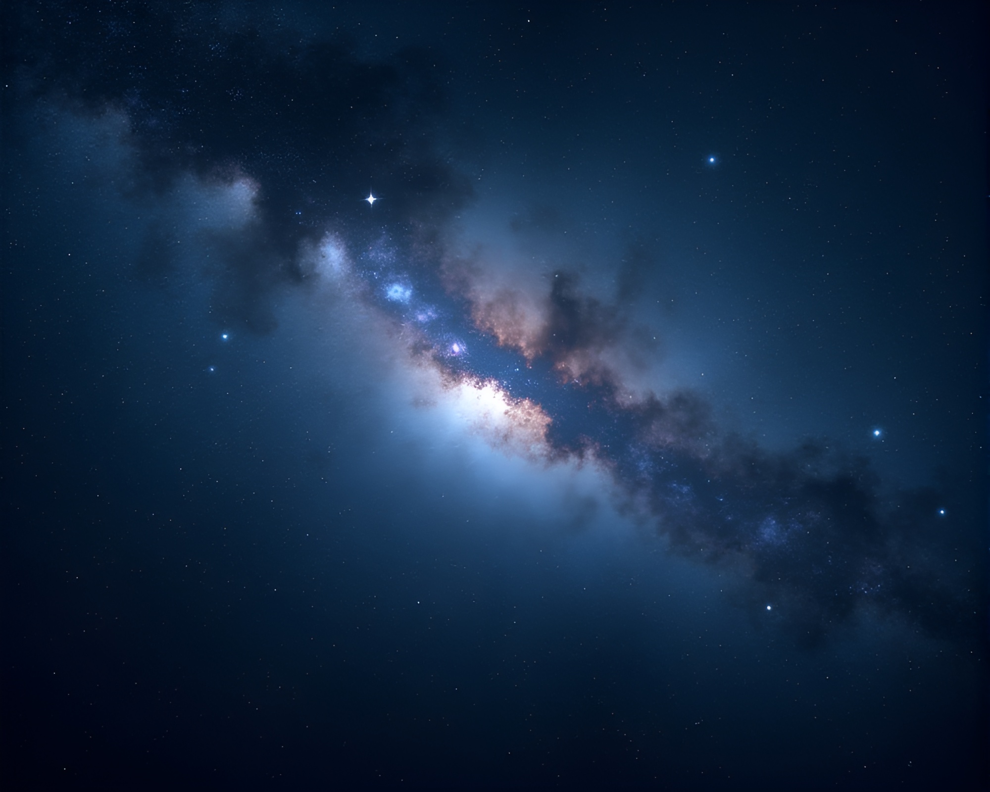 Infinite Starfield Creates Tense Atmosphere in Digital Canvas – free AI stock image