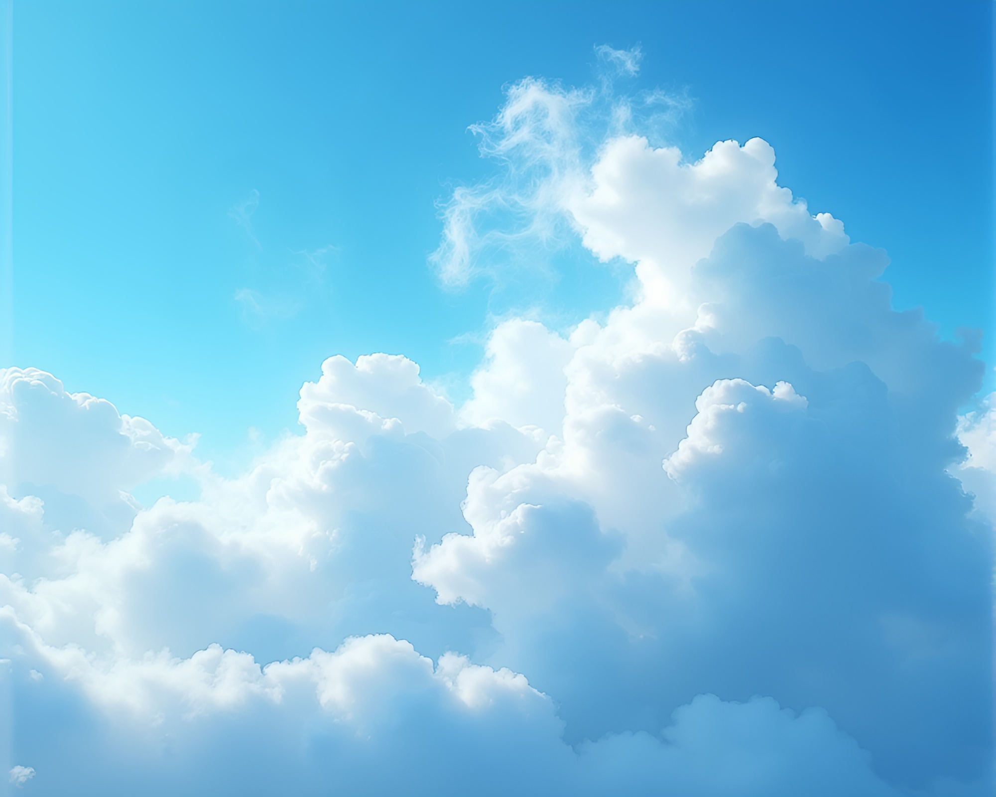 Ethereal Macro Clouds Dance in High Resolution Sky – free AI stock image