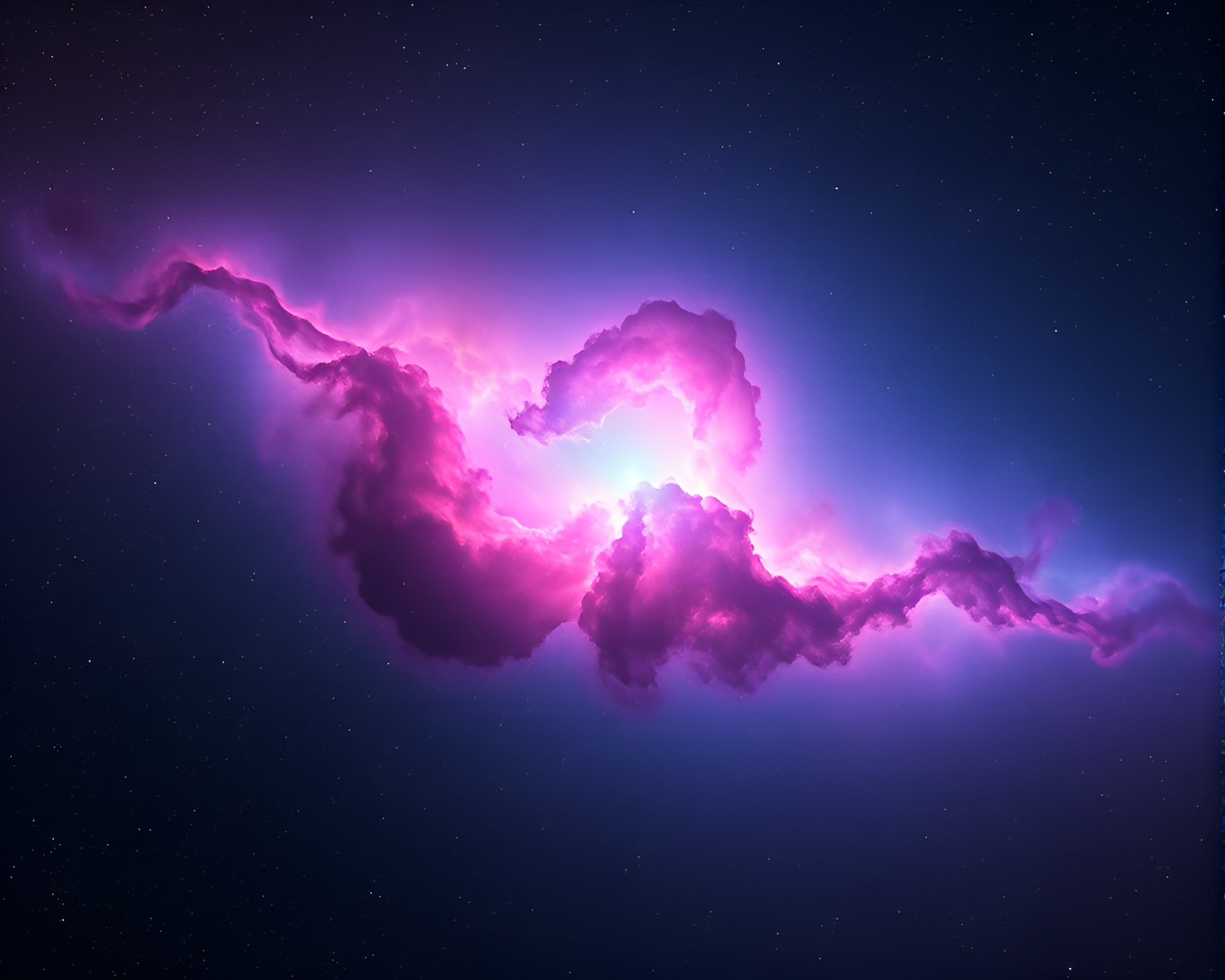 Vibrant Cosmic Nebula Drifting Through Vast Expanse of Space – free AI stock image