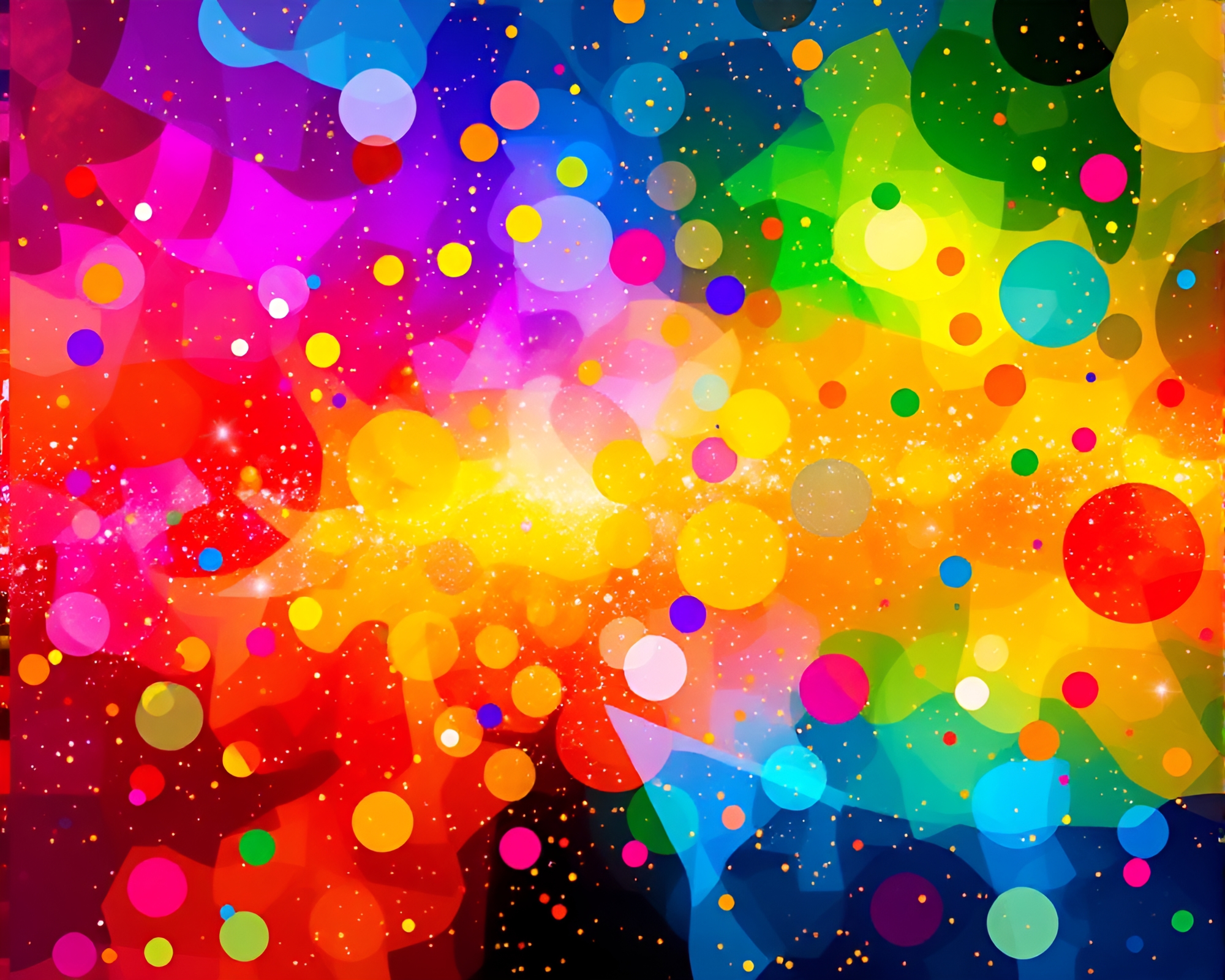 Energetic Abstract Art Celebrating Universe’s Vibrant Colors – free AI stock image