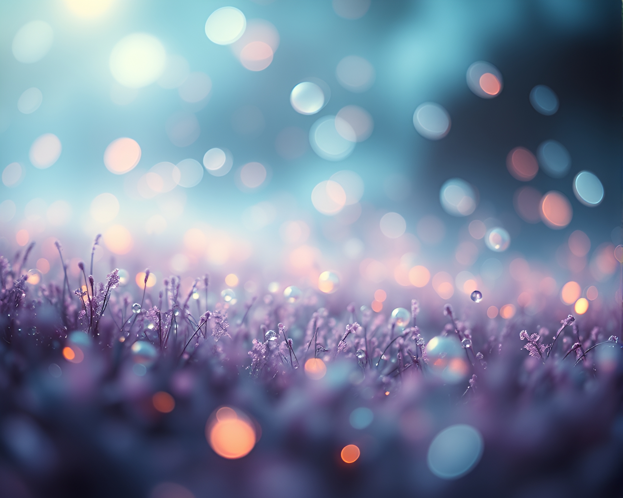Ethereal Spectral Battlefield in Dreamy Macro Photography – free AI stock image