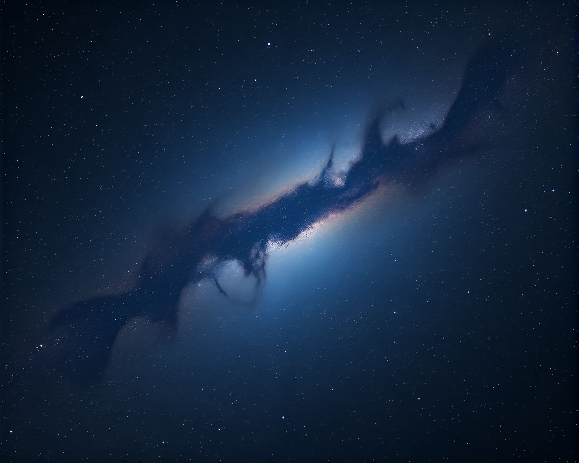 Somber and Melancholic Starfield Digital Matte Painting – free AI stock image