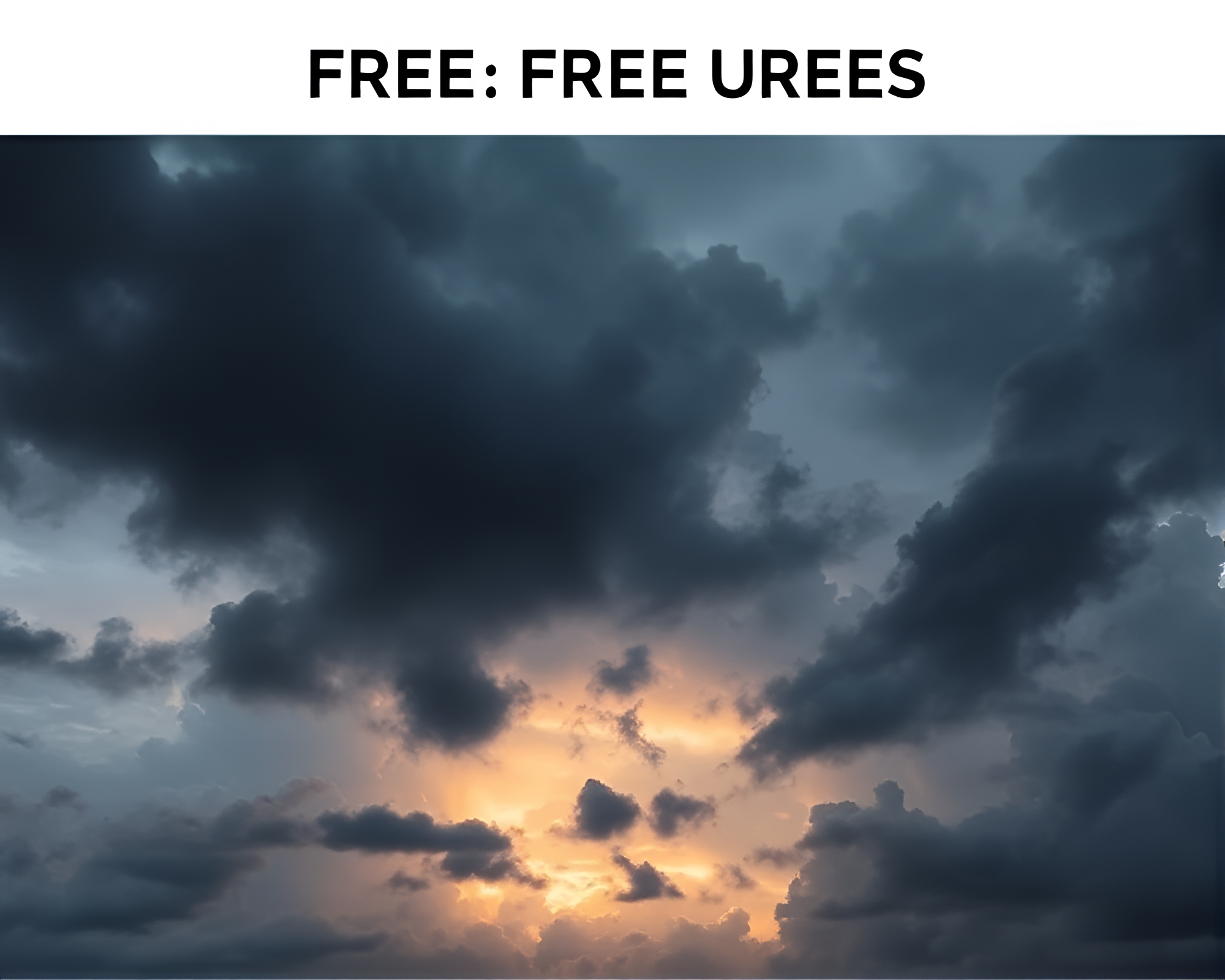 Ethereal Cloudscape Capturing Melancholic Beauty and Serenity – free AI stock image