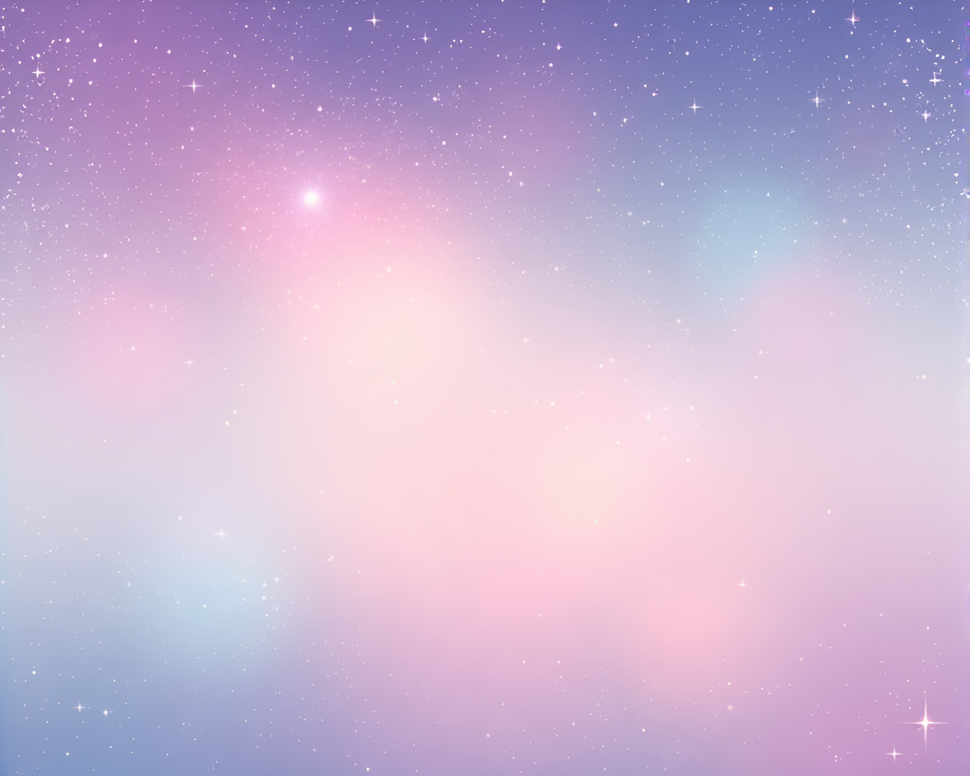 Pixel Art Starfield in Tranquil Pastel Hues – free AI stock image