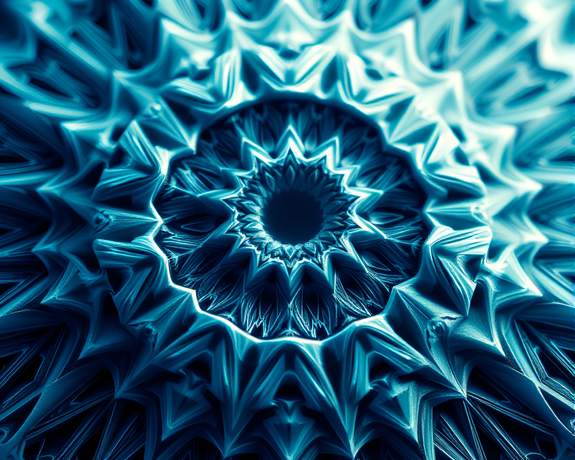 Mesmerizing Macro Fractal Pattern Photography Showcase – free AI stock image