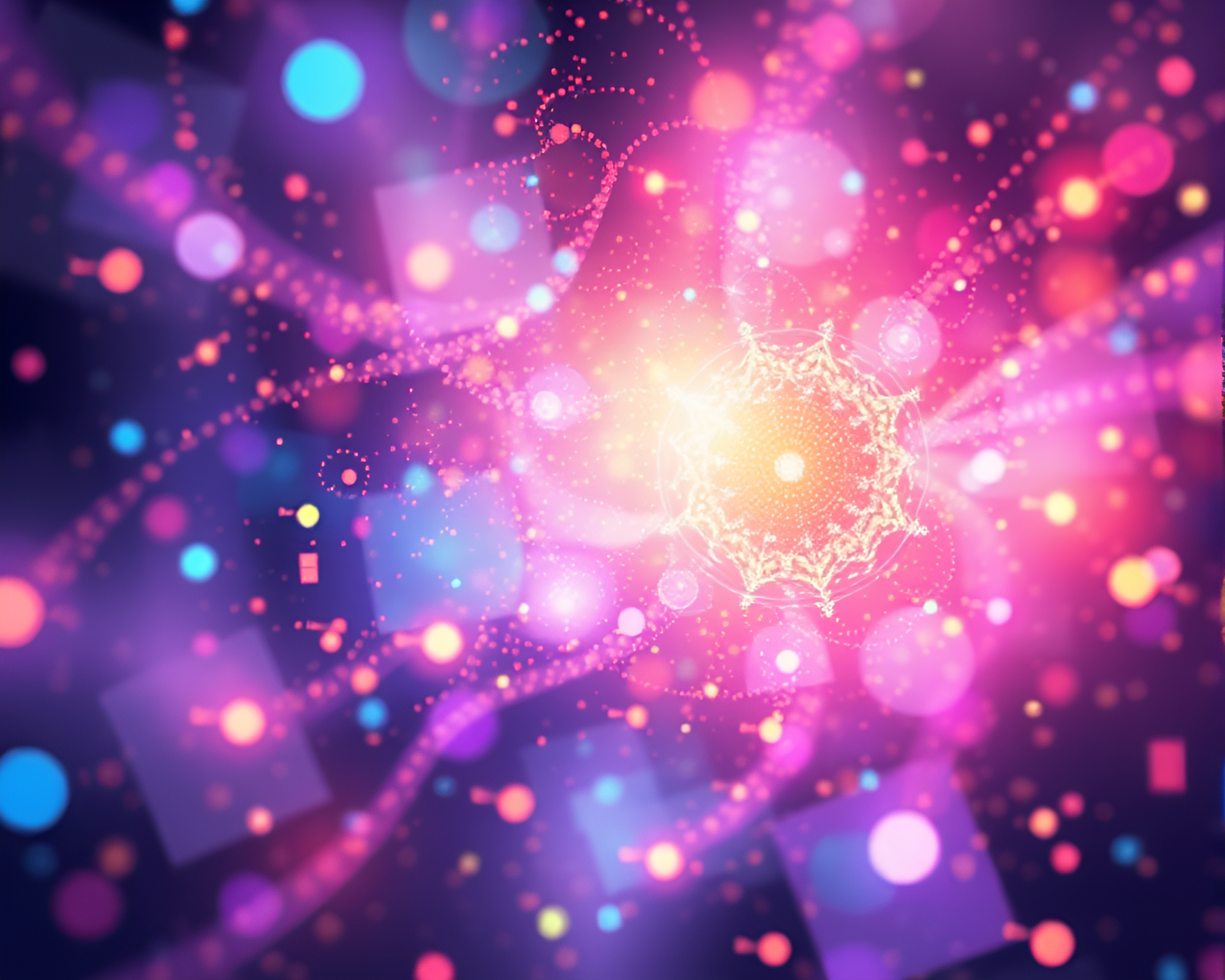 Ethereal Quantum Entanglement Pixel Art: Mesmerizing Colors – free AI stock image